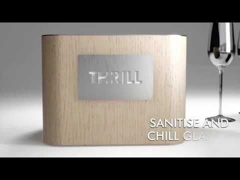 Охладитель бокалов Thrill Vortex Wood, фото №1, интернет-магазин пищевого оборудования Систем4