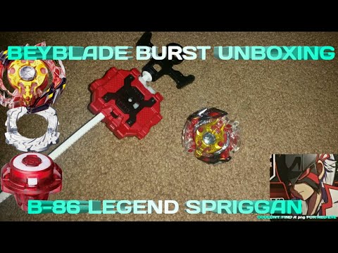 Beyblade Burst God Unboxing: B-86 Legend Spriggan 7.Mr