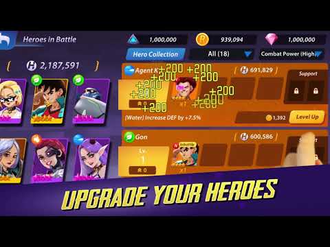 Idle Hero Z - Summon & Merge Arcade Game- ANDROID / IOS - GAMEPLAY