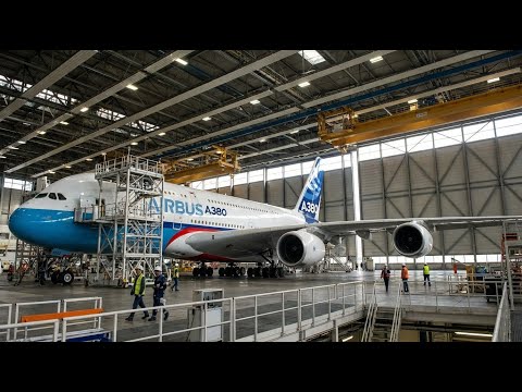 World's Largest Airliner! Inside Airbus A380 Factory Building 500-Ton Super Jumbos