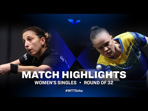 Elizabeta Samara vs Ganna Gaponova | WTT Star Contender Doha 2021 | WS | R32 Highlights