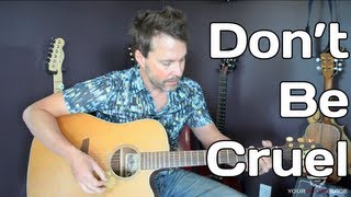 How To Play Don&#39;t Be Cruel By Elvis Presley - Guitar Lesson