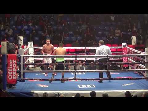 Diego Pacheco 2nd Pro Fight in Tijuana, Mexico Round #4