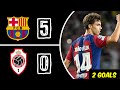 Joao Felix 2 goals in Barcelona vs Royal Antwerp 5-0 Highlights | Champions League 2023-24