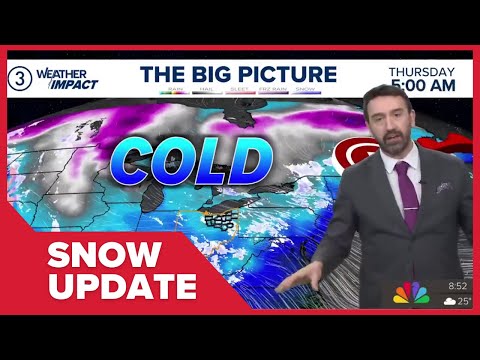 "Coming down heavy" | Snow Map, Timeline + Lake Effect Snow Explained