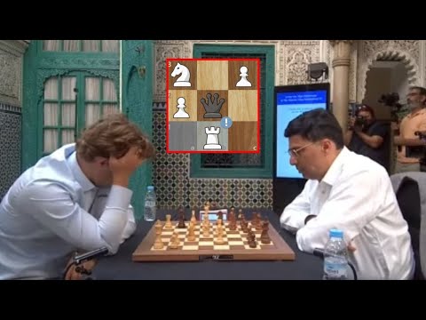 Magnus Carlsen TRAPS Vishy Anand's QUEEN on Move 16