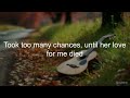 Tracy Lawrence - Froze over (tekst lyrics)