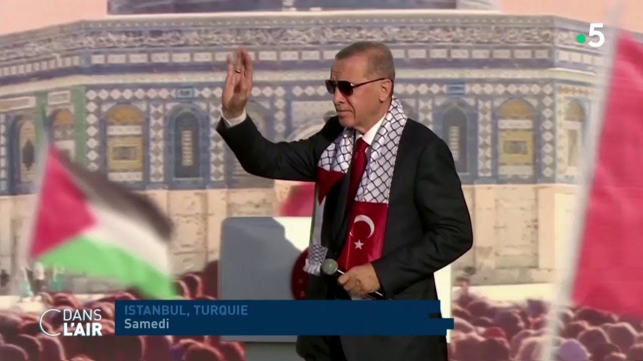 Erdogan a choisi la position de grand défenseur de la cause palestinienne #cdanslair 30.10.2023