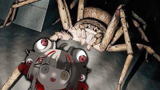 【Huntsman】閲覧注意！巨大蜘蛛に絶叫！！百々目鬼あくる / #百々目鬼奇譚】