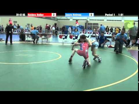 FILA Cadet 39-42 KG Holden Heller vs. Jason Holmes