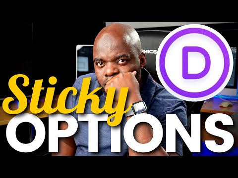 New Divi Feature | Divi Sticky Options