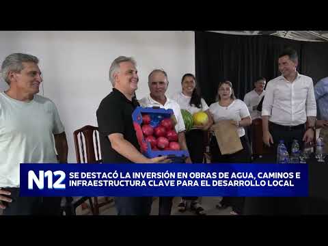 🏛️ Visita del Gobernador Martín Llaryora a Los Chañaritos - Autoridades