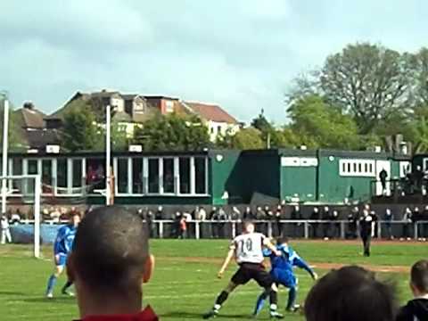 AFC Hornchurch 2-1 Lowestoft Town AET. Ryman Isthmian Premier Play-Off Final. Mon7May2012