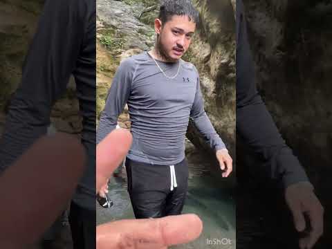 Primer video  visitando la cascada de dios en la colonia la Estanzuela Monterrey mty 