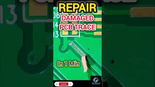 Download lagu PCB Broken Trace Repair 🔧 | Fix Damaged Circuit with Copper Wire & UV Solder Mask #repairing #Shorts mp3