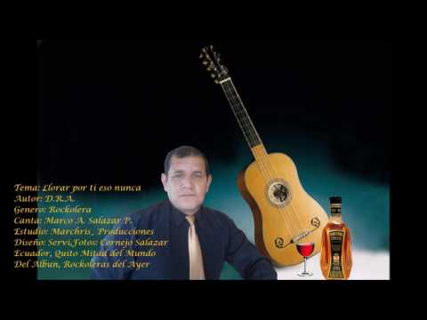 Llorar por ti eso nunca