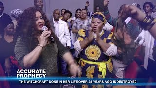 Ps Alph LUKAU prays and a panty stolen 25years ago for witchcraft appears in church