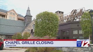 Chapel Grille in Cranston to close, rebranding as Italian steakhouse