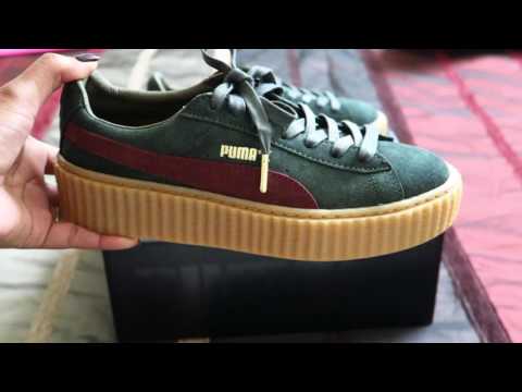 puma creeper on foot