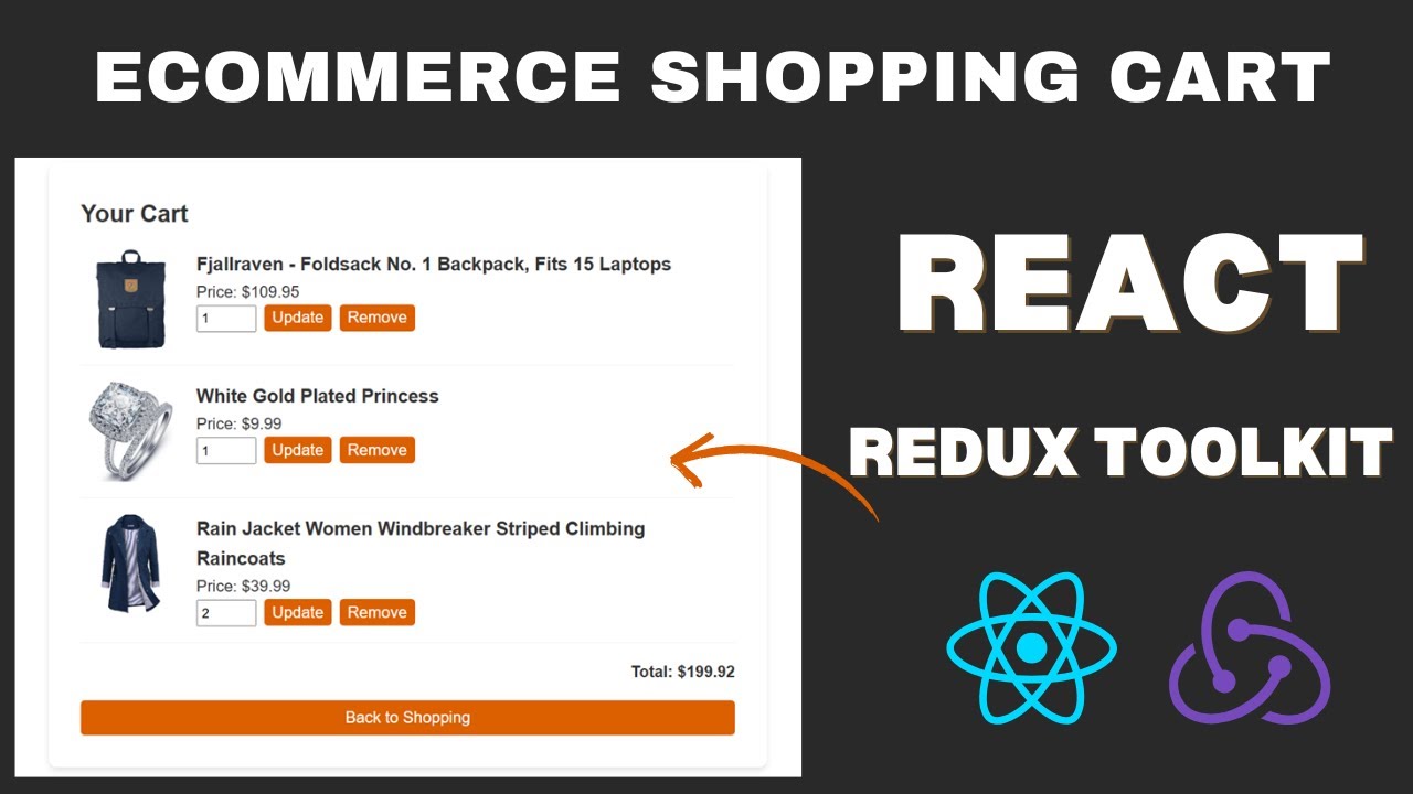 Build an E-commerce Shopping Cart with React and Redux Toolkit!