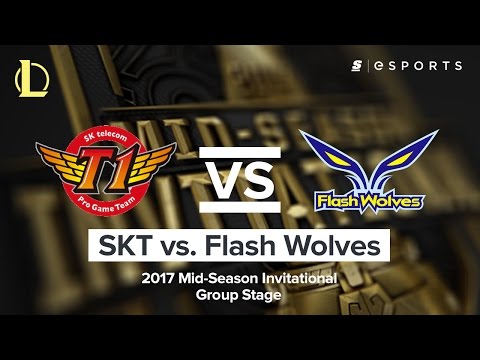 HIGHLIGHTS: SK Telecom T1 vs. Flash Wolves (2017 MSI Group Stage)