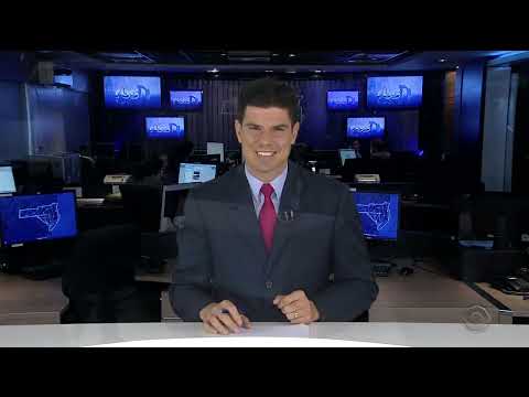 Encerramento do último RBS Notícias SC com imagens do novo cenário - RBS TV Joinville (15/08/2017)