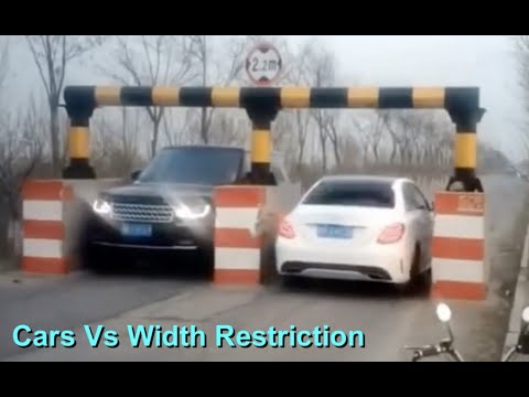 Cars Vs Width Restriction #1 | Passing Width Limits Like a Boss