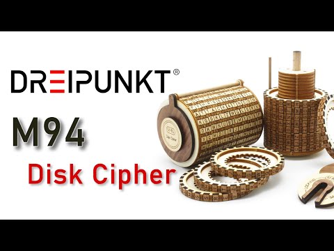 DREIPUNKT Bausatz M-94 Chiffriergerät / Disk Cipher
