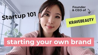 Startup 101👩‍💻✍️ : Watch this before starting your own brand (esp influencers!)