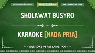 Download lagu [Male Tone] Karaoke - Sholawat Busyro || Langitan Version mp3