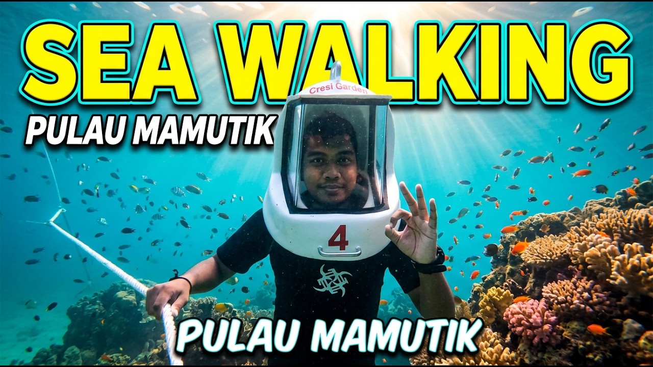 Sea Walking in Kota Kinabalu 😱 Subsea Venture Mamutik | Sapi Island Sabah 🏖️🇲🇾. #sabah #oceanwalk