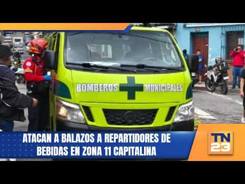 Atacan a balazos a repartidores de bebidas en zona 11 capitalina