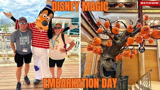 🎃 Disney Magic EMBARKATION DAY | Halloween on the High Seas Begins! 🛳️✨
