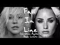 Christina Aguilera - Fall In Line (Lyric Video) ft. Demi Lovato Christina Aguilera - Fall In Line (Lyric Video) ft. Demi Lovato