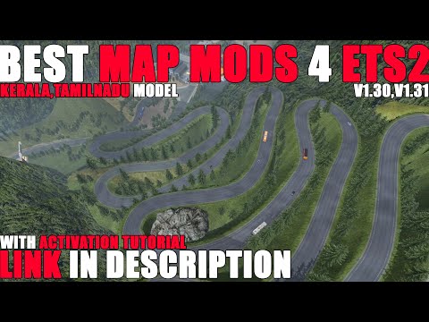 Best Map Mods For Euro Truck Simulator 2 | v1.30 and v1.31 With Link | Map Activation Tutorial