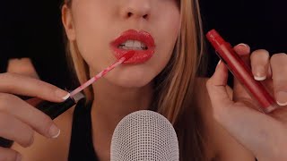 ASMR 50 Layers of Lipgloss (Counting, Mouth Sounds, Pumping) 💋