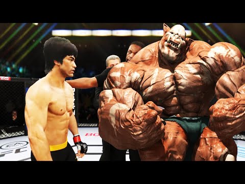 PS5 | Bruce Lee vs. Big Buff Orc (EA Sports UFC 4)