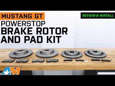 2015-2023 Mustang GT PowerStop OE Replacement Brake Rotor and Pad Kit Review & Install