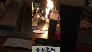 Download lagu Having a blast at Miyabi! Japanese steak and seafood house.  #shorts #cooking mp3