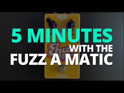 5 Minutes with the RYRA Fuzz-A-Matic - Pedal Demo