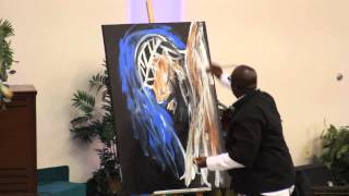 Inspirational Paint Performance- Thank You for the Cross by Marvin Sapp