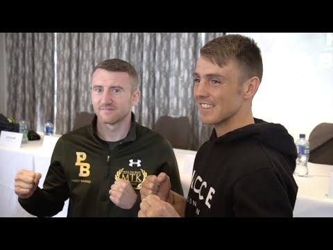 'YOU LOOK BIGGER' - JAY HARRIS v PADDY BARNES HEAD-TO-HEAD / IBF INTER-CONTINENTAL TITLE FIGHT