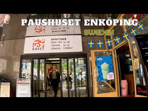 Small Shopping Mall in Enköping - Paushuset, Pausgalleria in Enköping, Shopping Mall Walking Tour