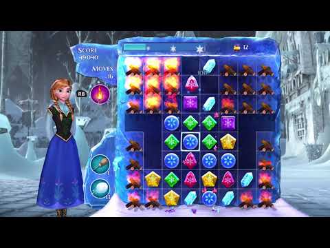 Frozen Free Fall: Snowball Fight, Winter 213, Three Stars, NO Power-Ups