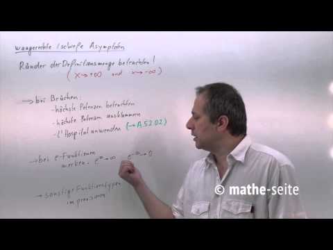 Waagrechte Asymptote und schiefe Asymptote berechnen | A.16.02