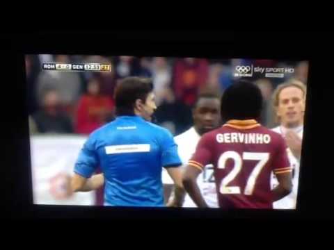 Roma-Genoa - Espulsione scandalosa per Matuzalem