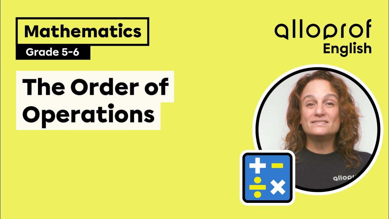 The Order of Operations (Grade 5-6)