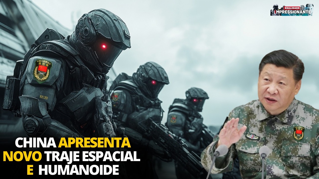 China cria Humanoide + forte e com IA + inteligente | Novos trajes espacias com tecnologia avançada