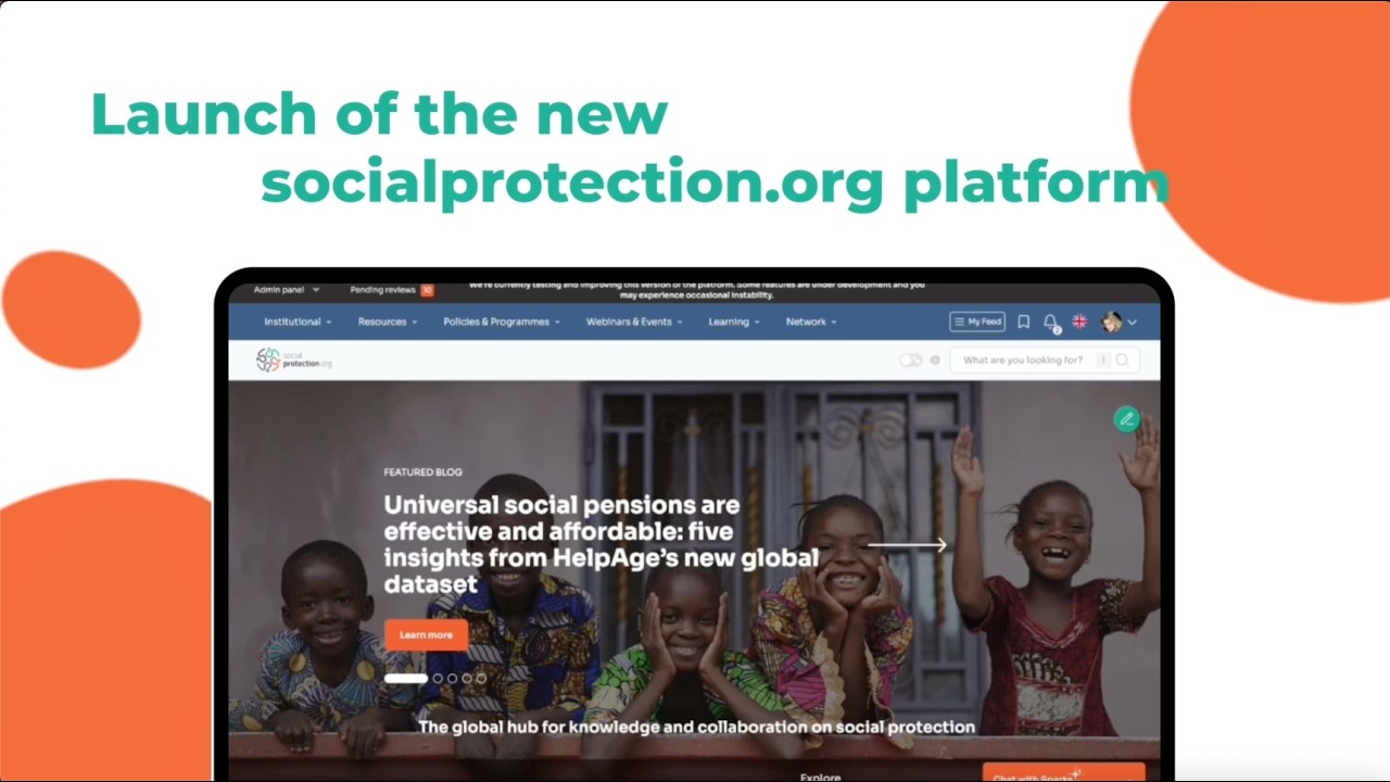 Welcome to the new socialprotection.org platform!