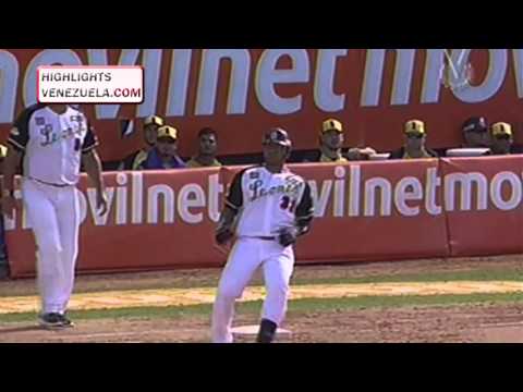 Highlights LVBP 20/12/2015 - Tigres de Aragua vs Leones del Caracas